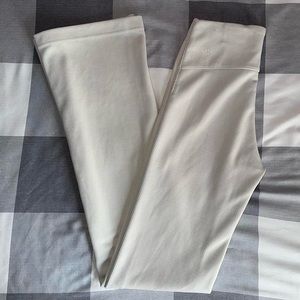 Lululemon Brushed Softstreme High Rise Ribbed Zip Flarded Pants